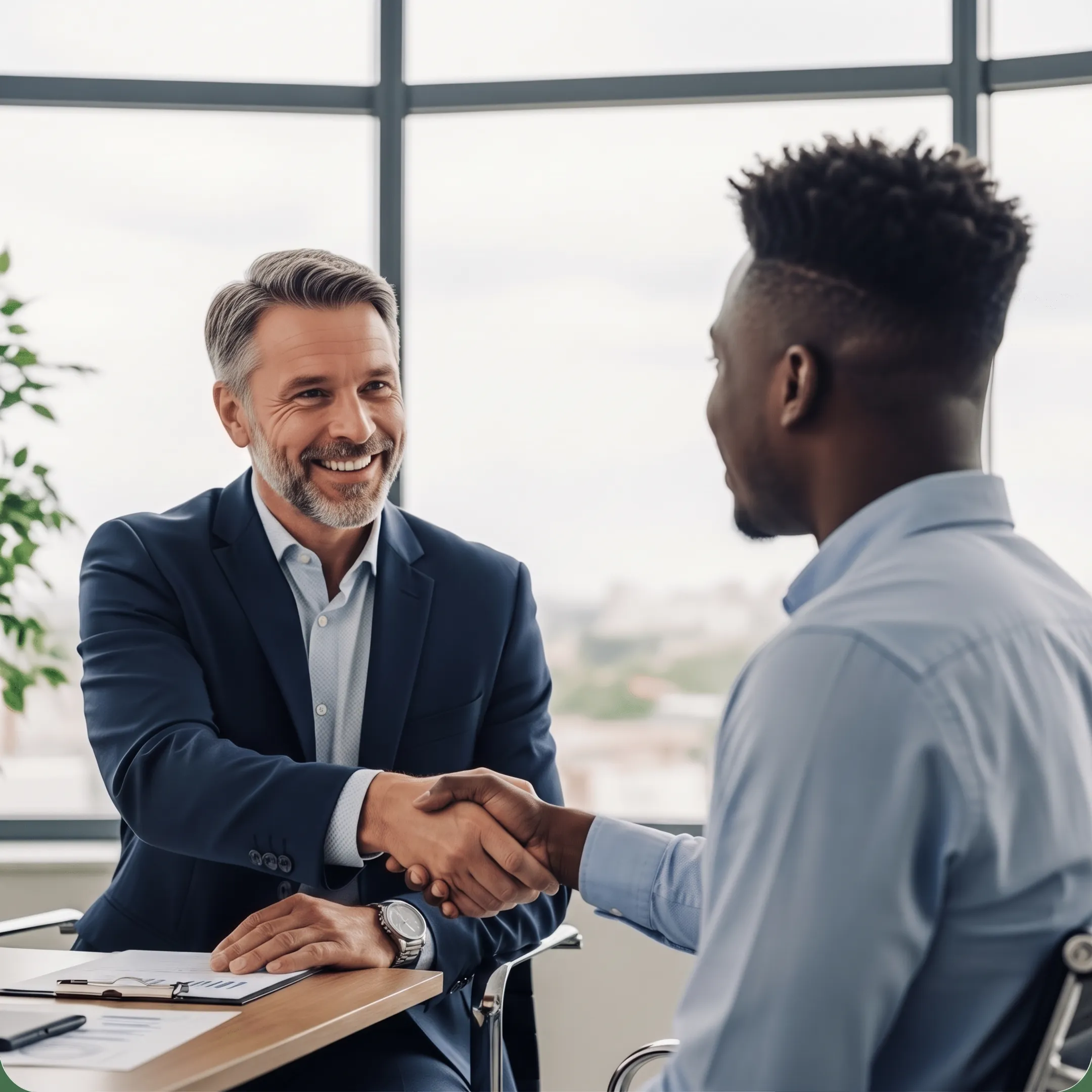 Tax professional reviewing an individual tax strategy with a business owner