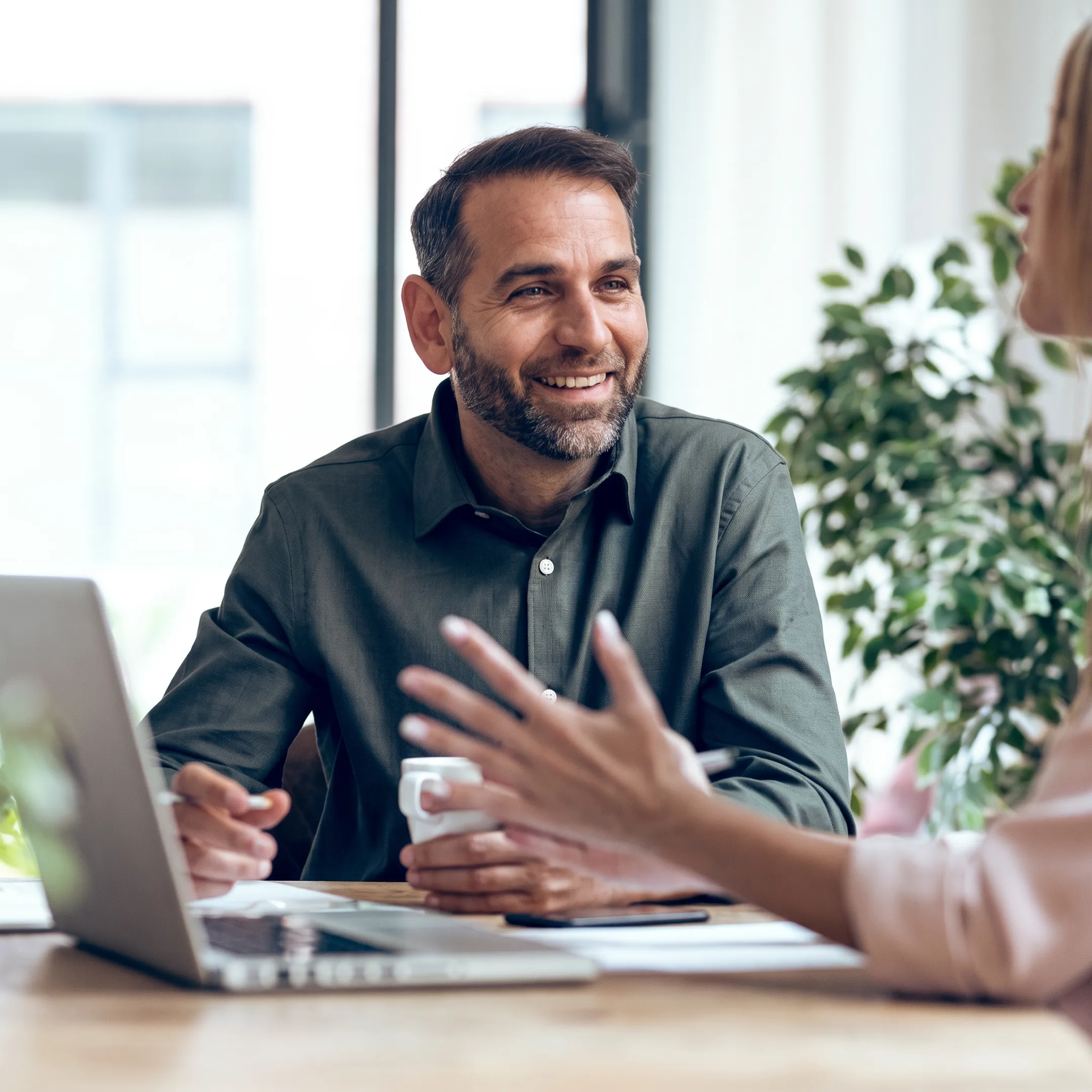 Business owner discussing tax strategy with an accounting advisor