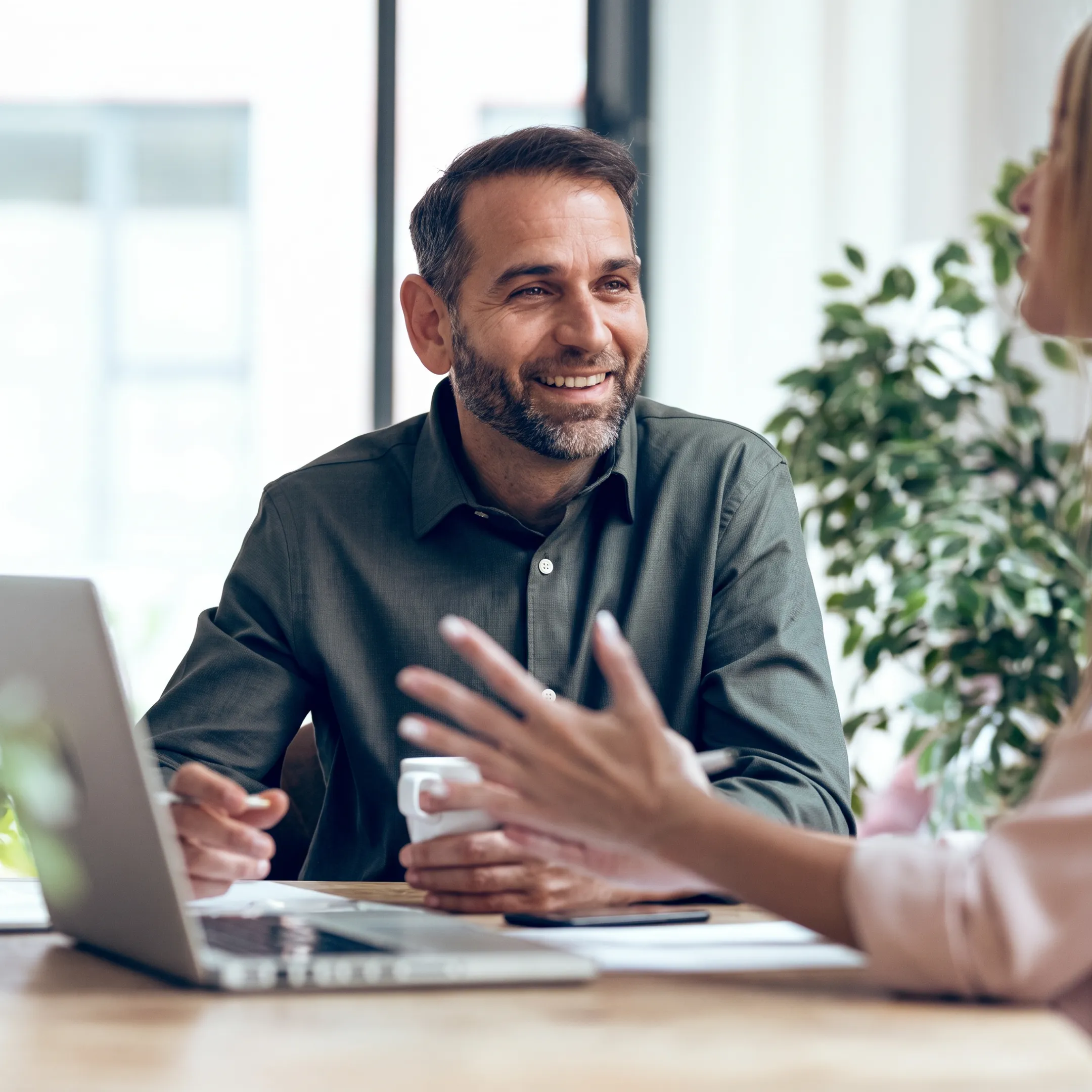 Advisor discussing tax planning with a business owner