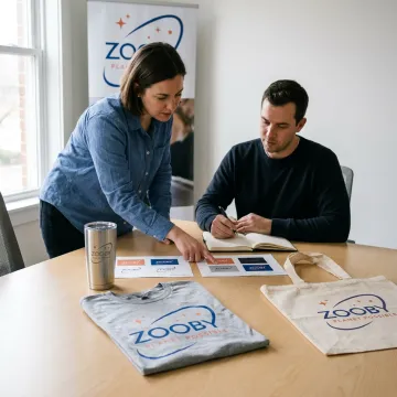 Promotional merchandise planning and production process