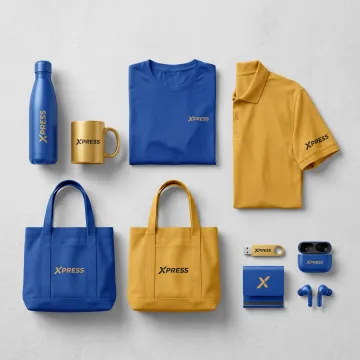 Custom branded promotional products display