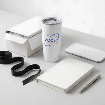 Corporate gifting program with branded premium products