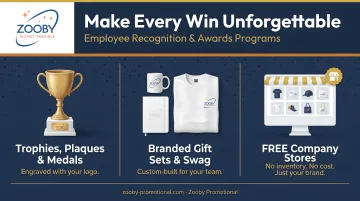 Office team laughing together during fun employee awards ceremony celebration