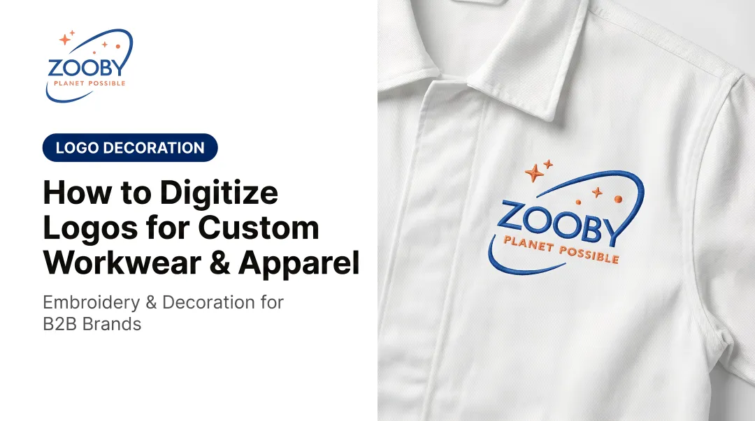 How to Digitize Logos for Custom Workwear & Apparel