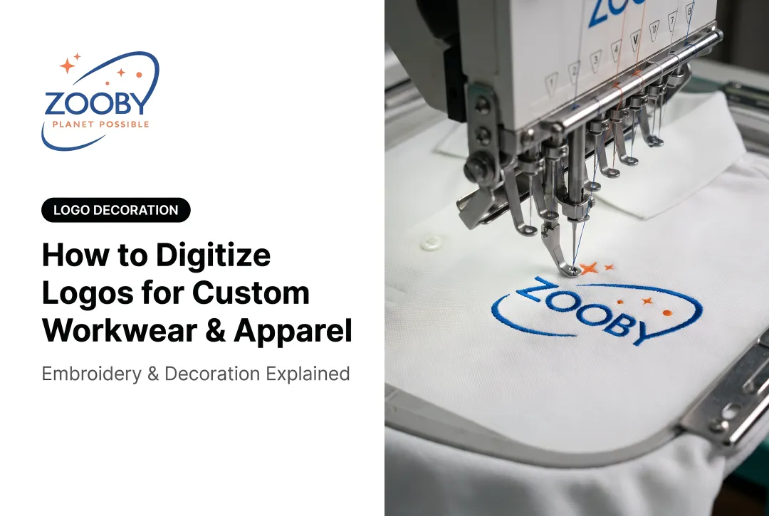How to Digitize Logos for Custom Workwear & Apparel
