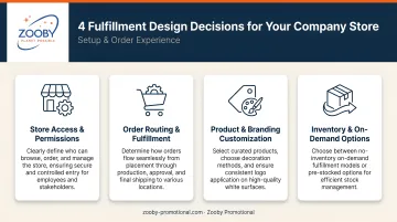 Four fulfillment design decisions for company store setup and order experience
